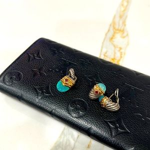 David Yurman pendant in matching earrings